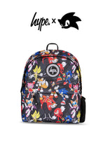 Hype x Sonic The Hedgehog™ Multi Sonic Group Backpack | Kids School Backpack | Official Sonic Merchandise