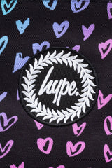 Hype Unisex Scribble Heart Pink Crest Lunchbox