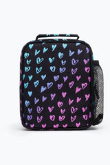 Hype Unisex Scribble Heart Pink Crest Lunchbox